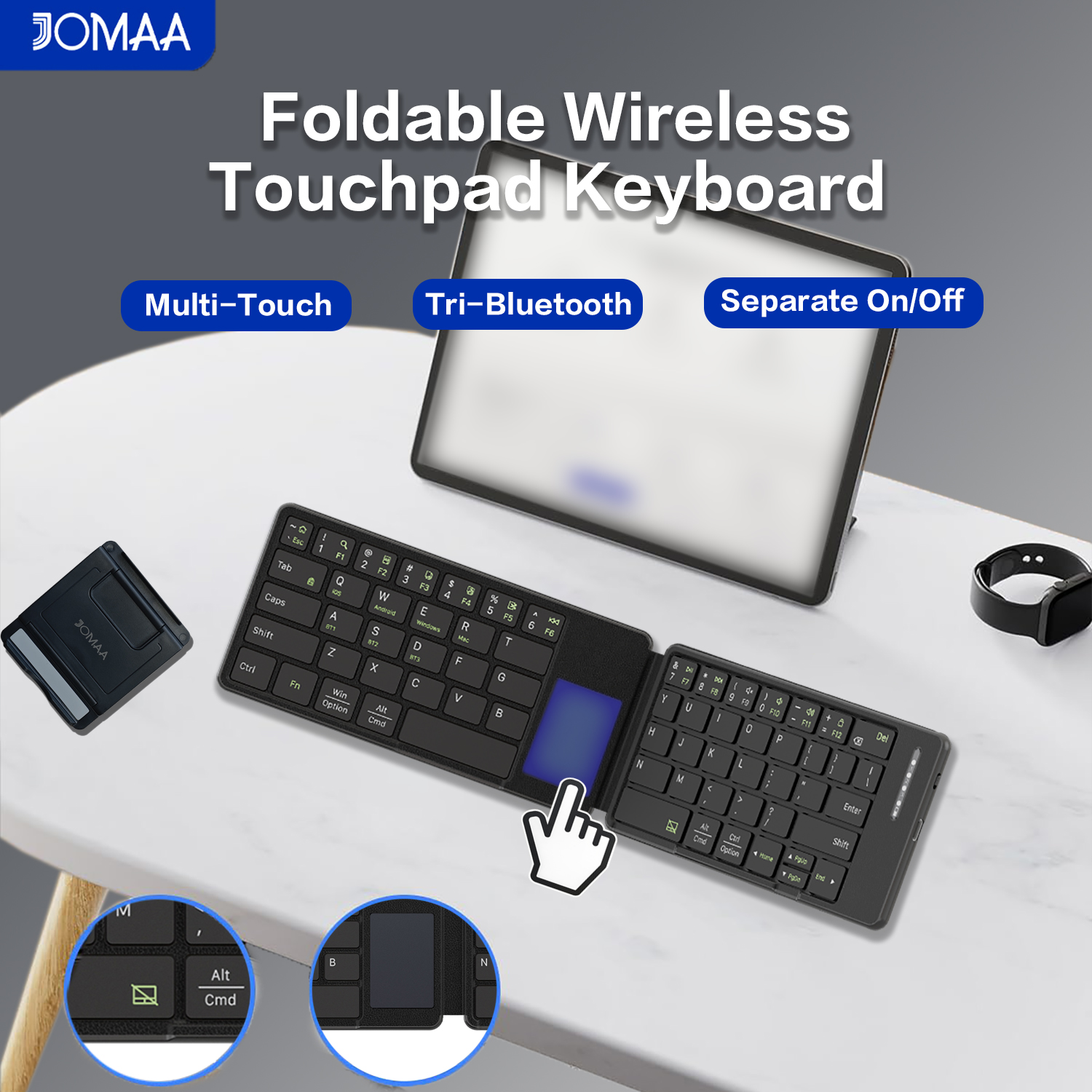 Wireless Keyboard Mini - Jomaa mini Portable smartphone keyboard Bluetooth