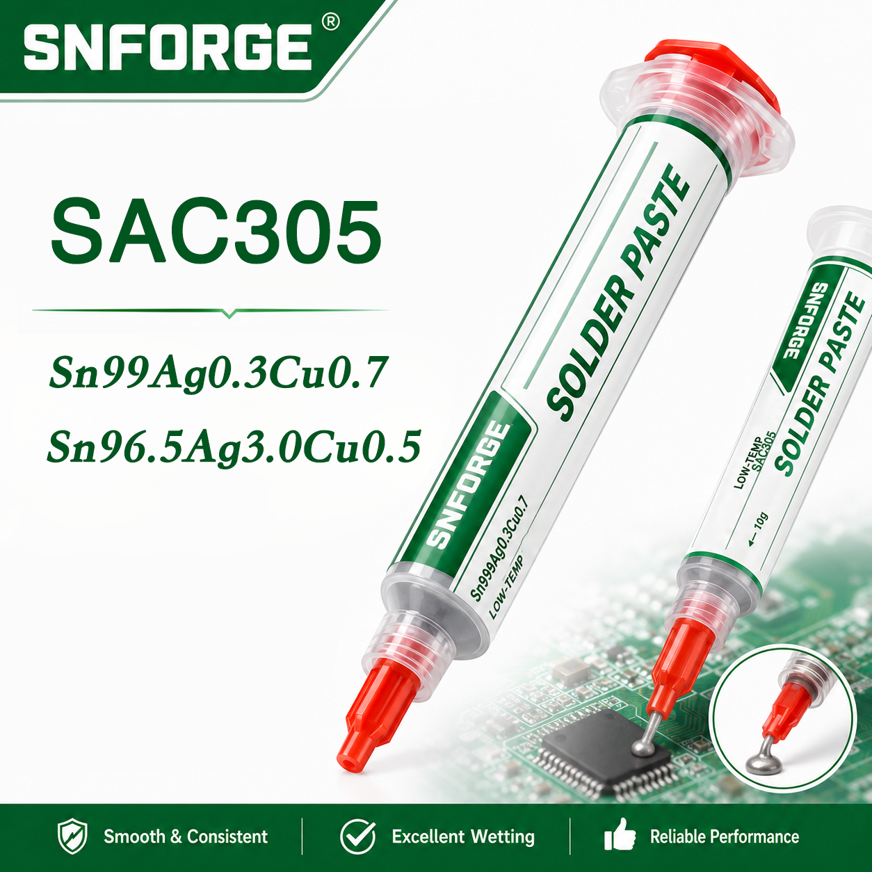 Electronics Gadgets For Home - SAC305 Solder Paste Welding Tin Sn99Ag0.3Cu0.7