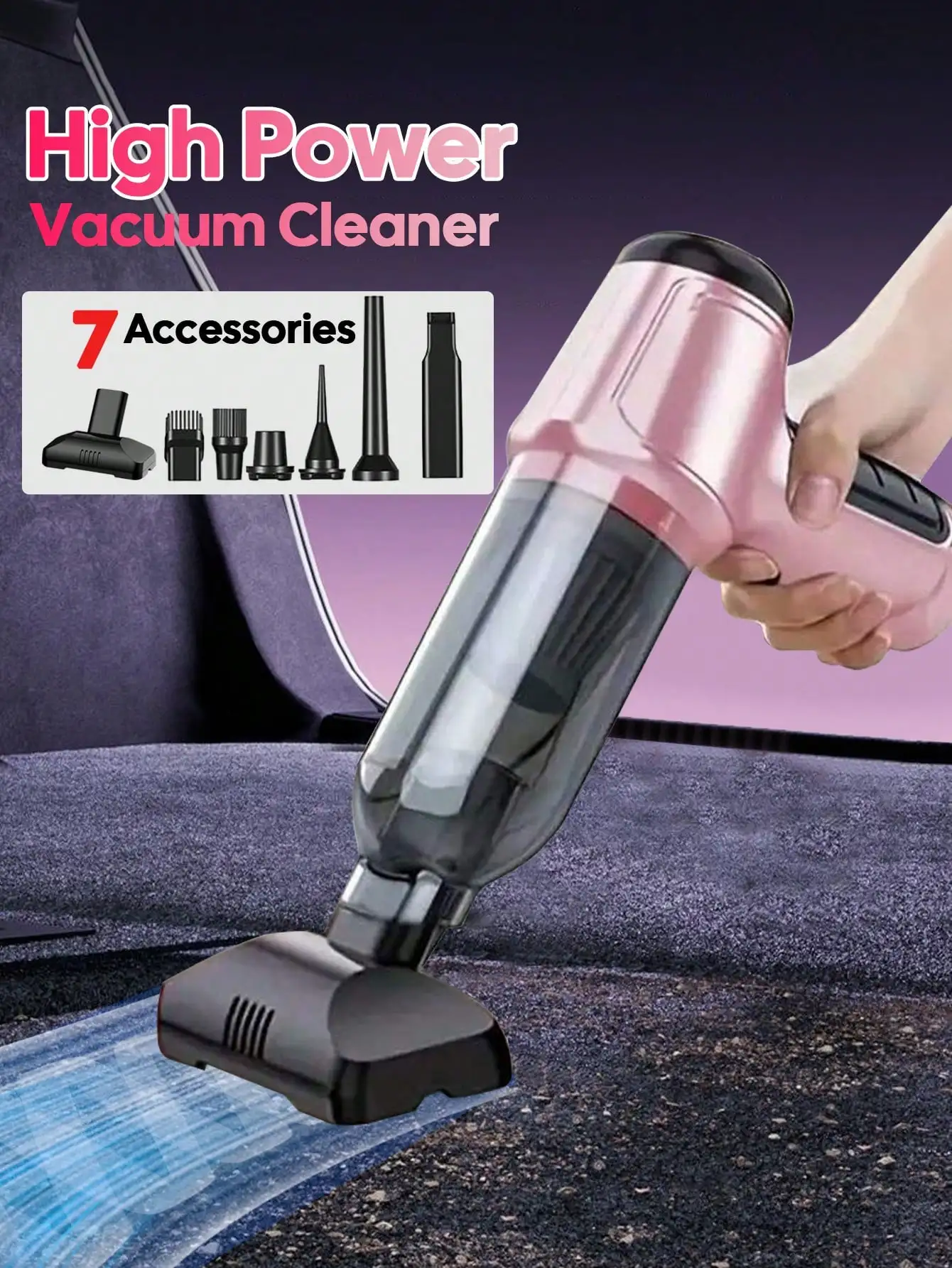 Wireless Keyboard Mini - Portable Wireless Vacuum Cleaner, High-Power Mini