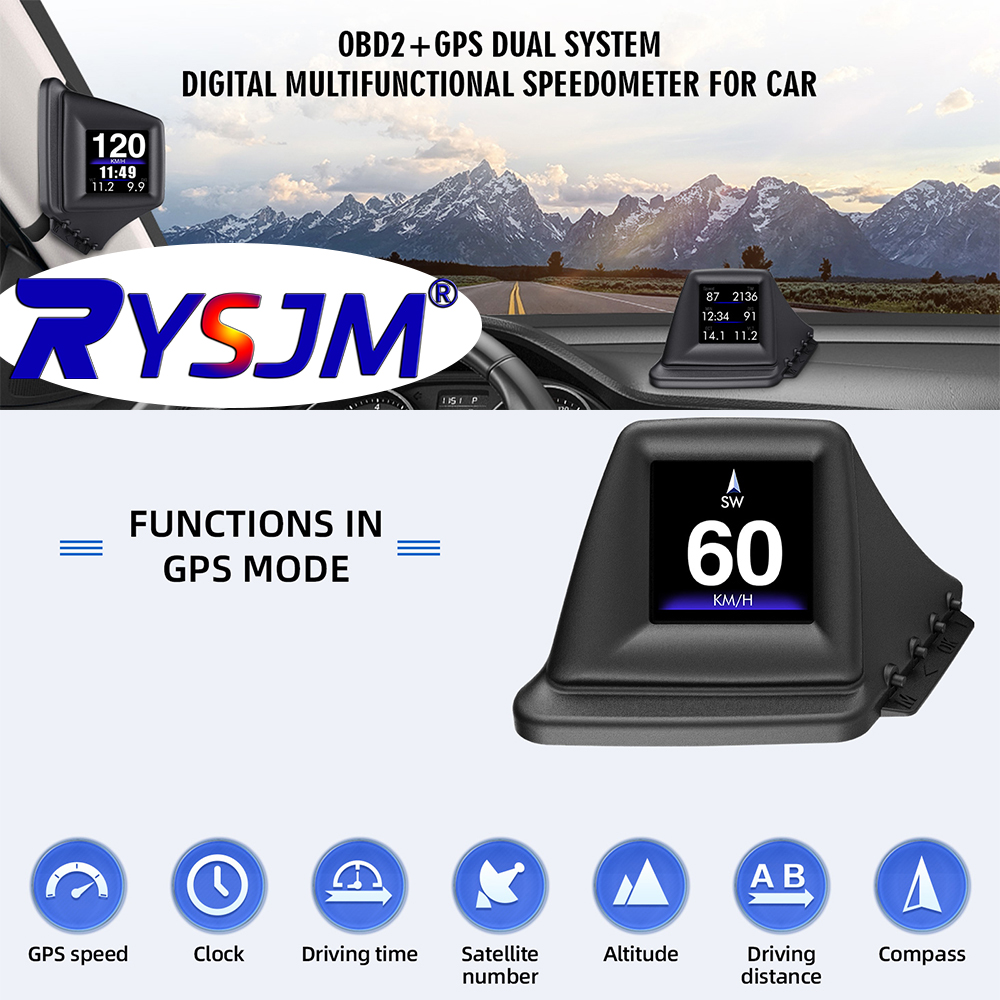 OBD2+GPS Multi-function HUD Ga - огляд і ціна Electronics Gadgets And Accessories