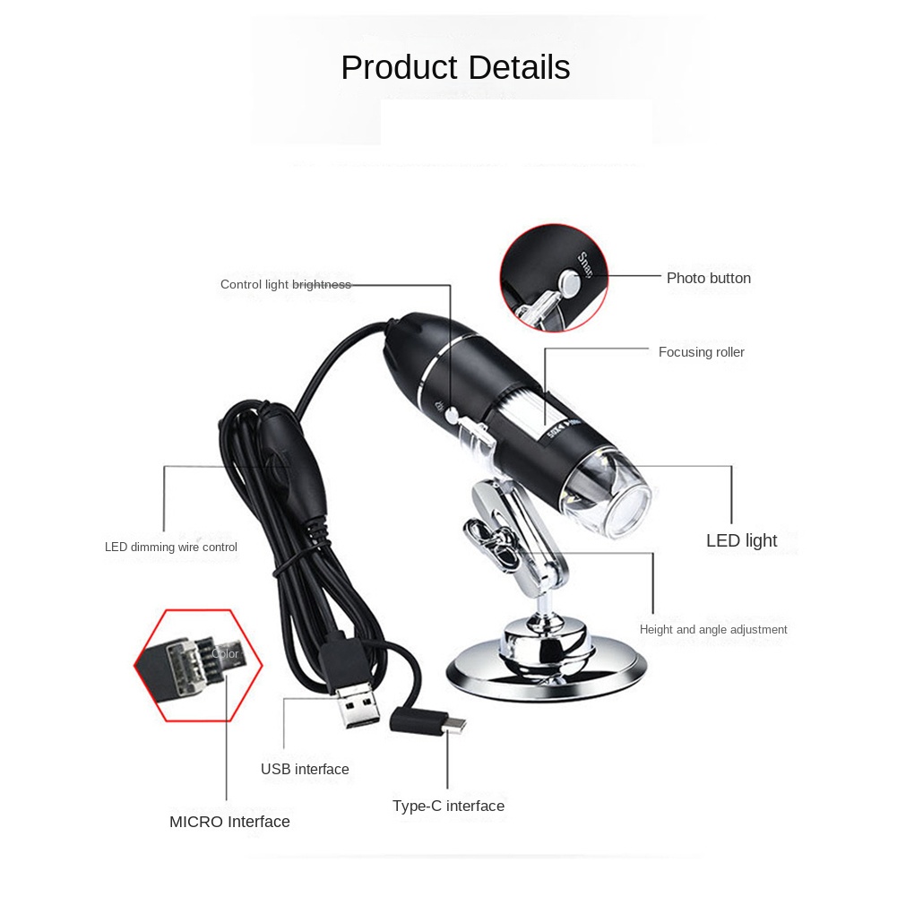 1600X USB Digital Microscope M - огляд і ціна Usb Microscope Digital
