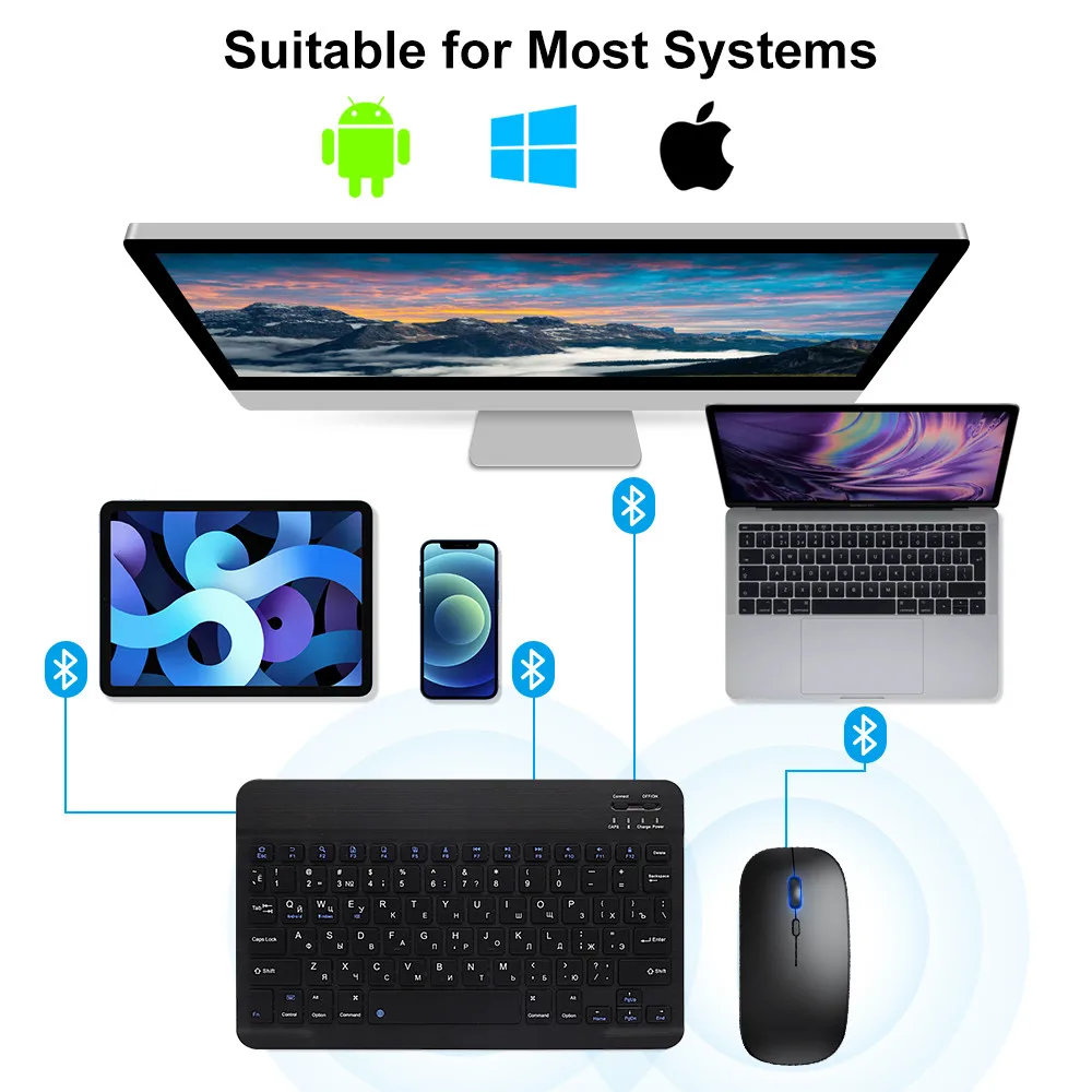 New 2025 Bluetooth Wireless Ke - огляд і ціна Wireless Keyboard Mini