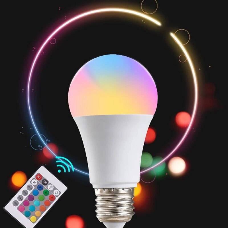 16 Colors RGB Bulb LED Multico - огляд і ціна Electronics Gadgets For Home
