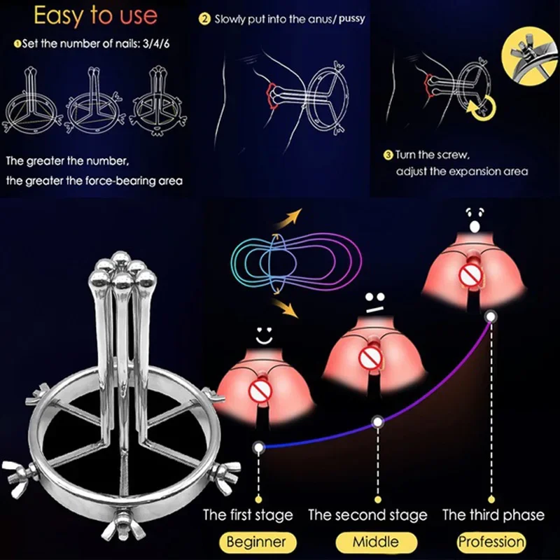 Metal Anal Expander Vaginal Di - огляд і ціна Electronics Gadgets For Women