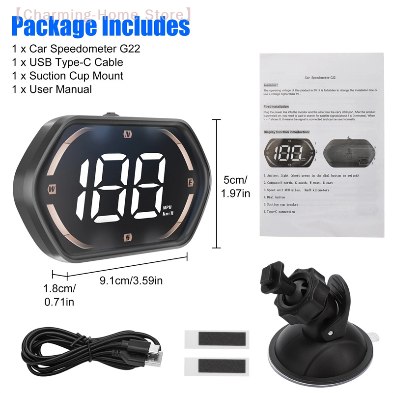 G22 GPS Speed Display HUD Car  - огляд і ціна Electronics Gadgets For Car