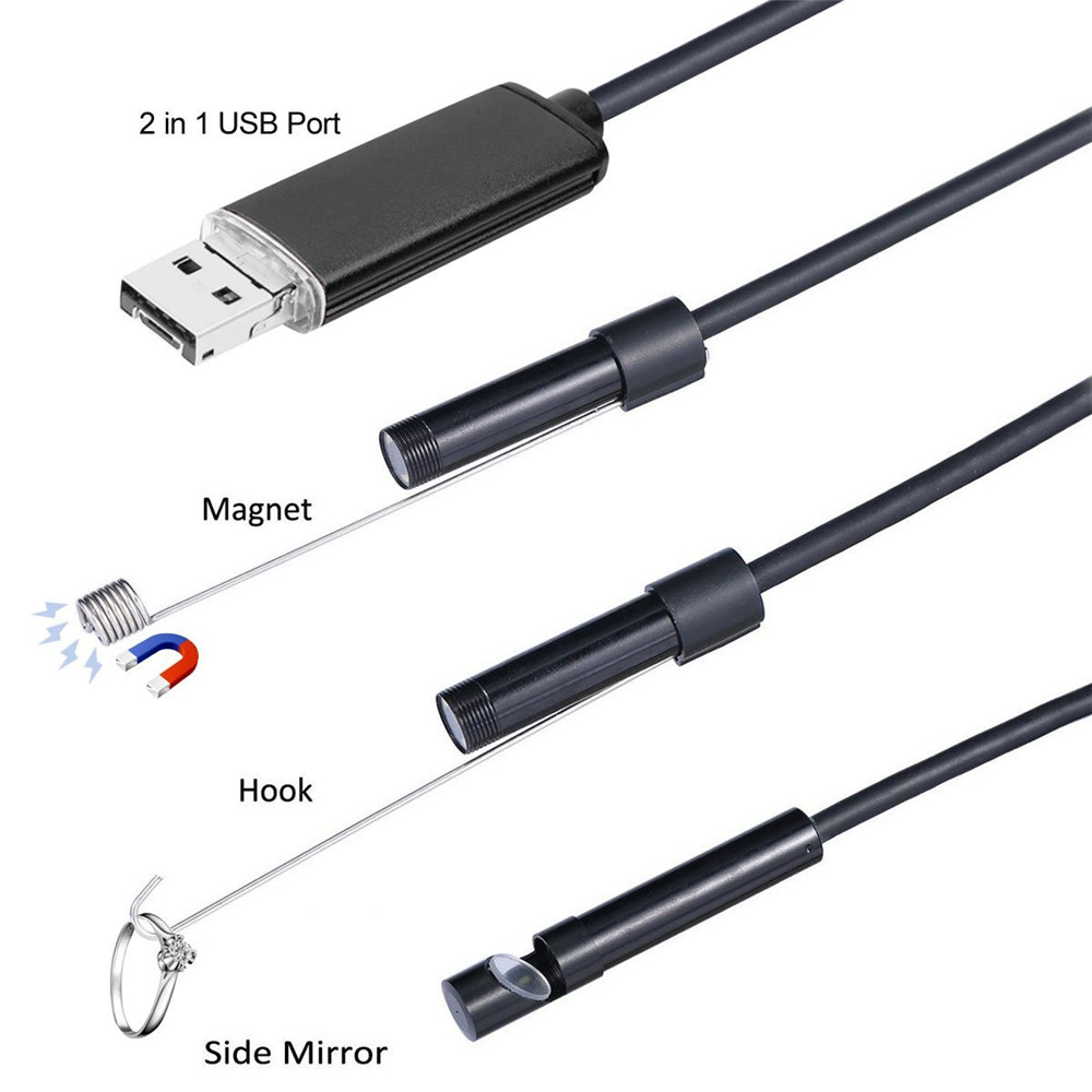 3in1 USB 5.5mm Endoscope Camer - огляд і ціна Usb Microscope Digital
