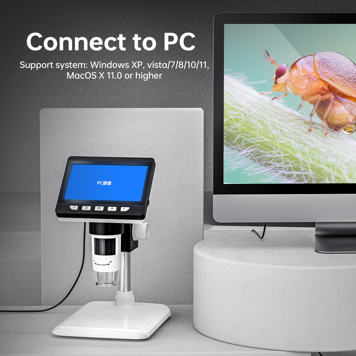 4.3-Inch Portable Electronic D - огляд і ціна Usb Microscope Digital