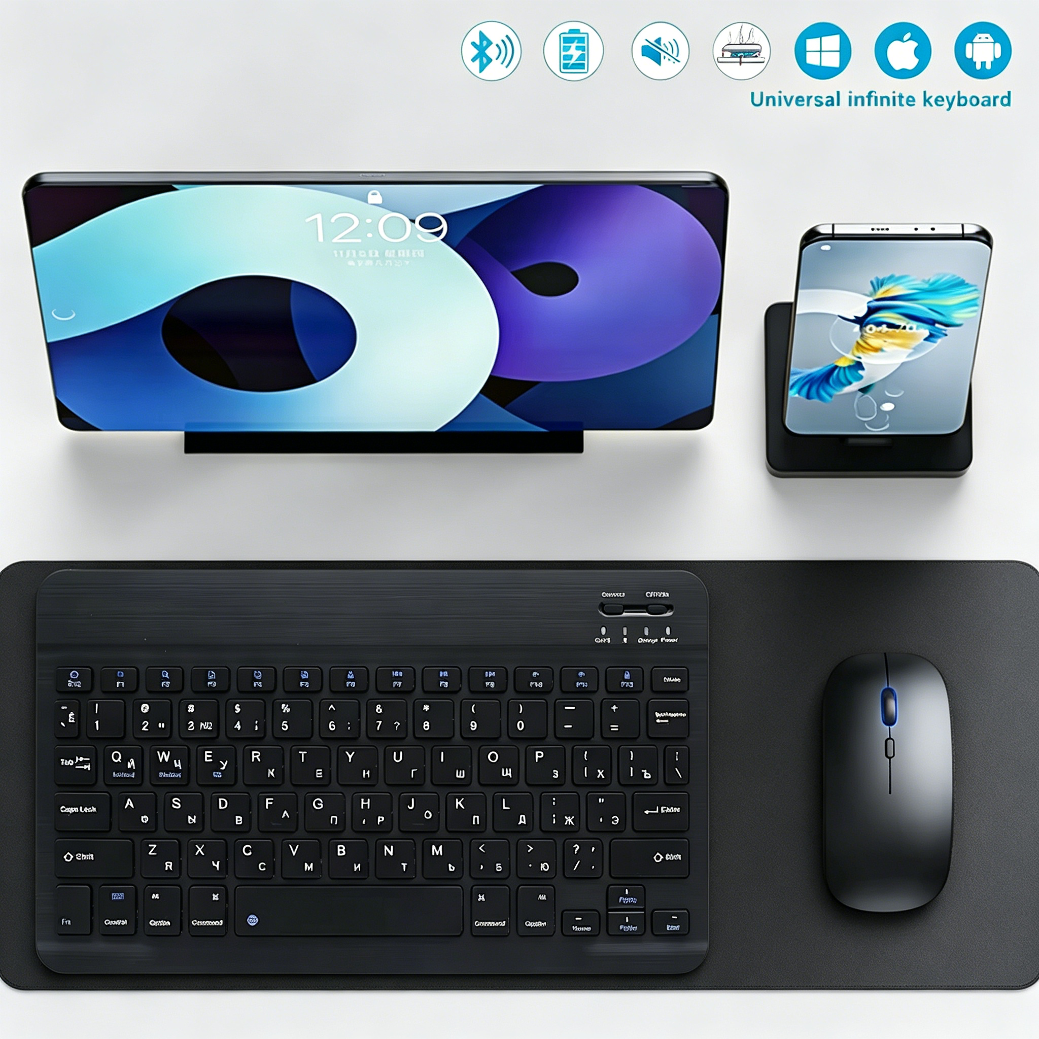 Bluetooth Wireless Keyboard Mo - огляд і ціна Wireless Keyboard Mini