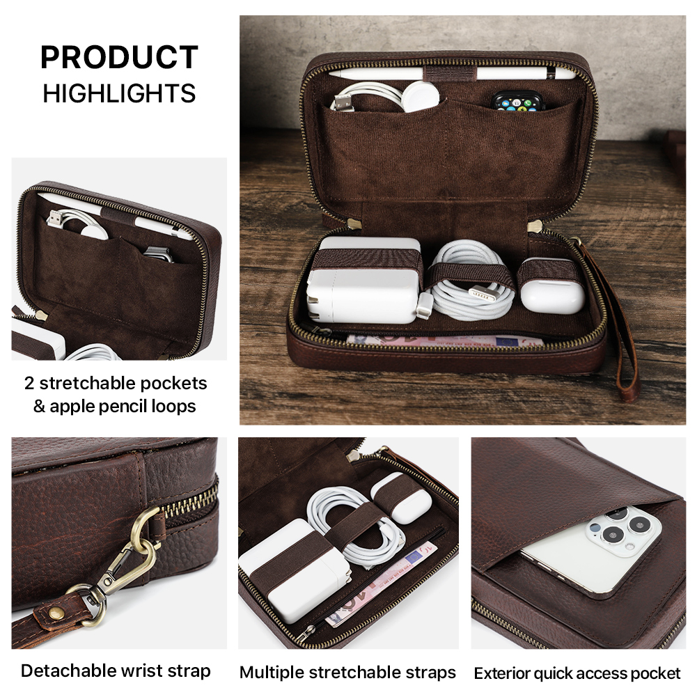 Genuine Leather Portable USB D - огляд і ціна Electronics Gadgets And Accessories