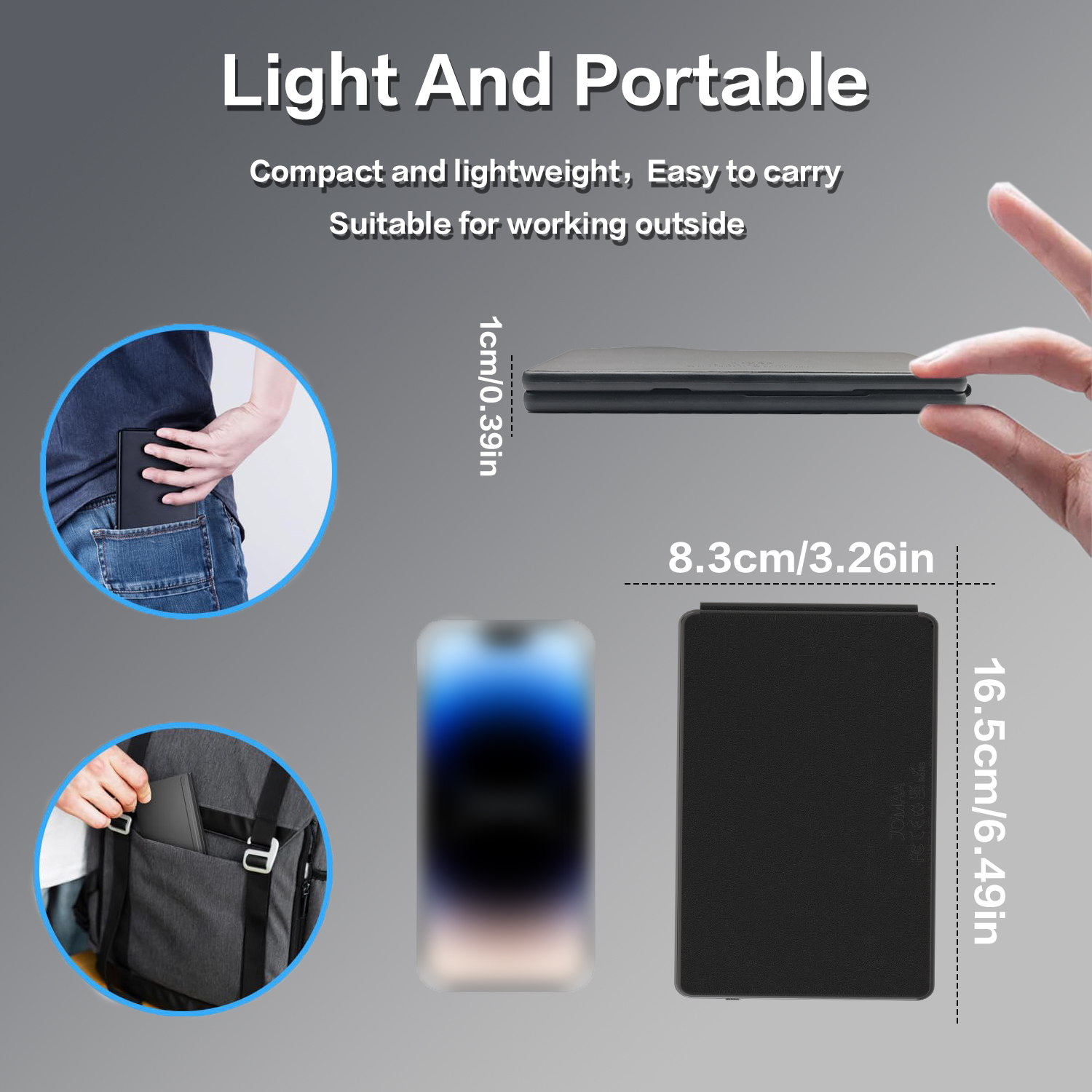Jomaa mini Portable smartphone - огляд і ціна Wireless Keyboard Mini