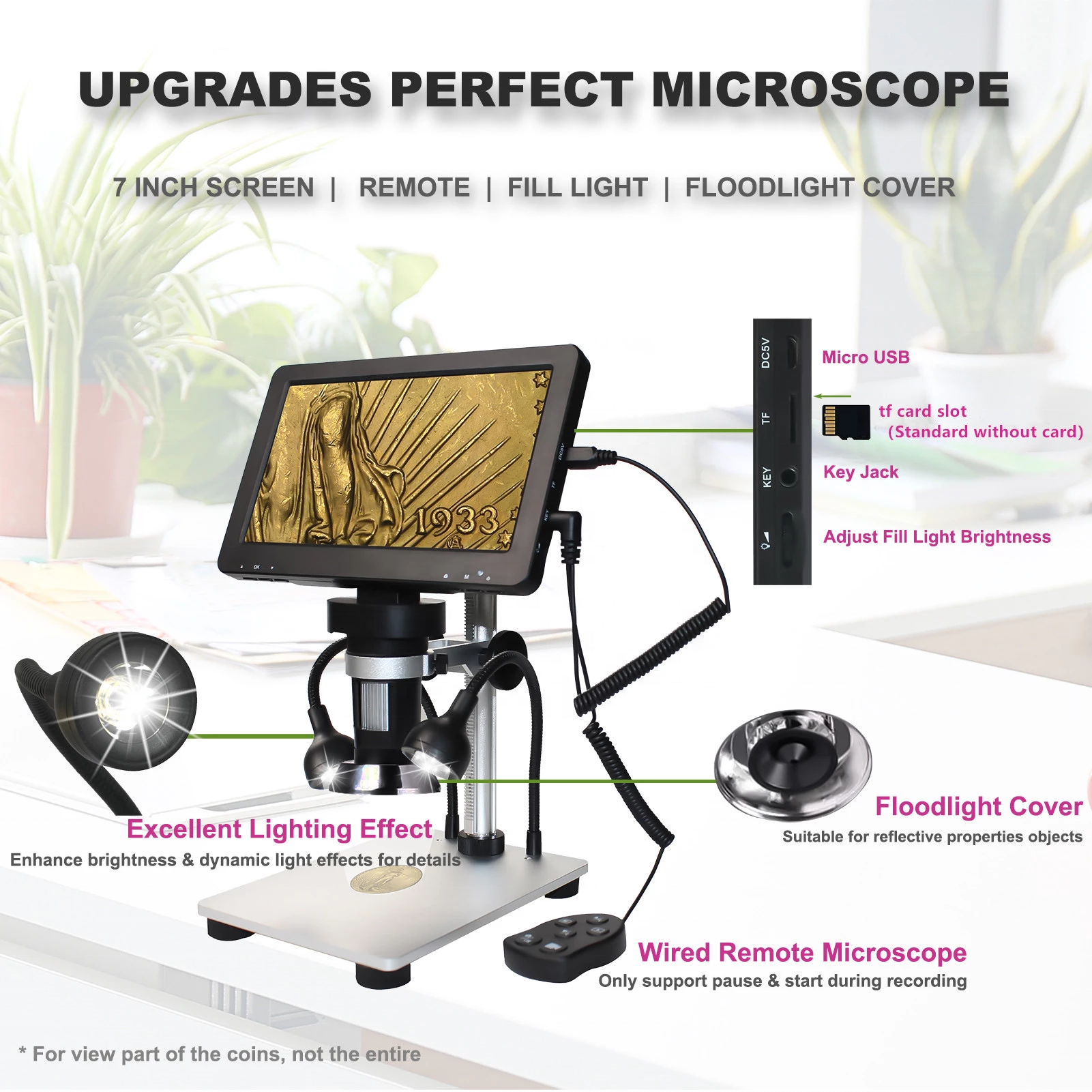 Digital USB Microscope 1600X M - огляд і ціна Usb Microscope Digital