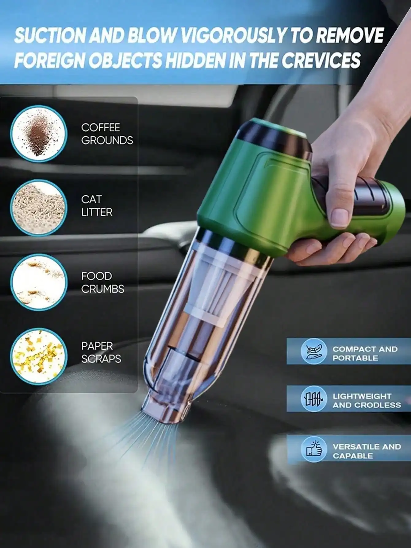 Portable Wireless Vacuum Clean - огляд і ціна Wireless Keyboard Mini
