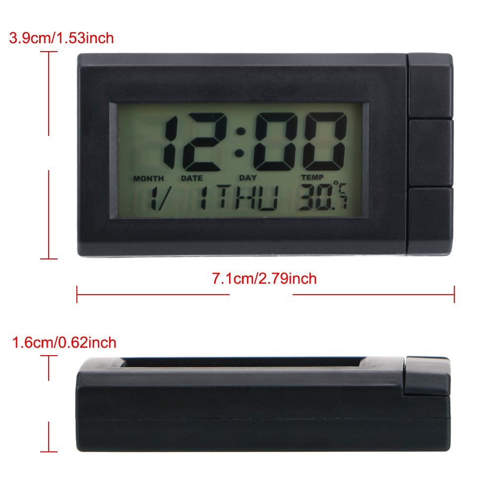 Car LCD Digital Display Clock  - огляд і ціна Electronics Gadgets For Car