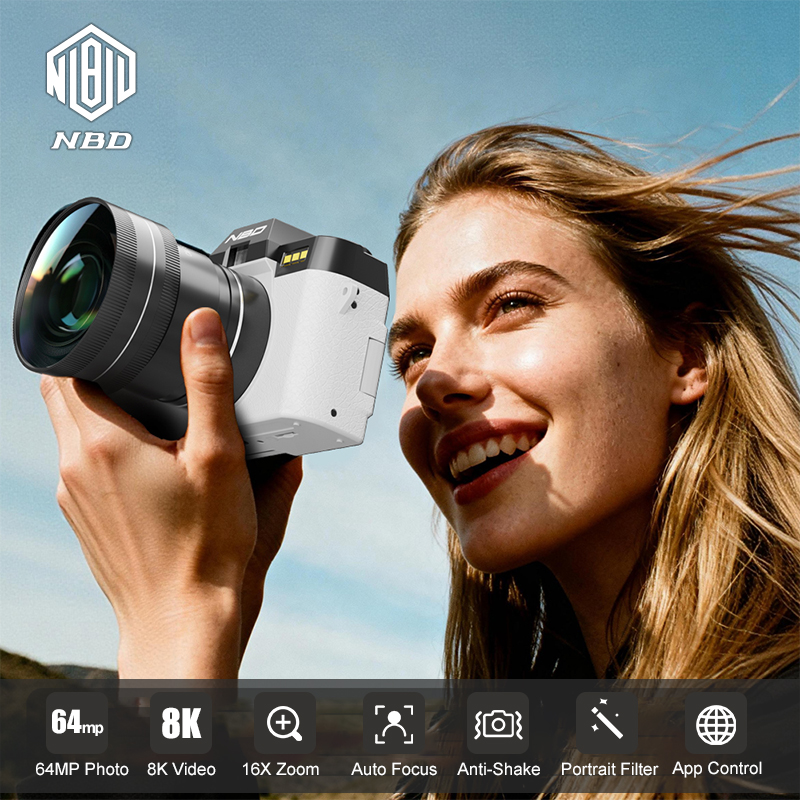 NBD 8K Vlog Camera 64MP Digita - огляд і ціна Electronics Gadgets For Home
