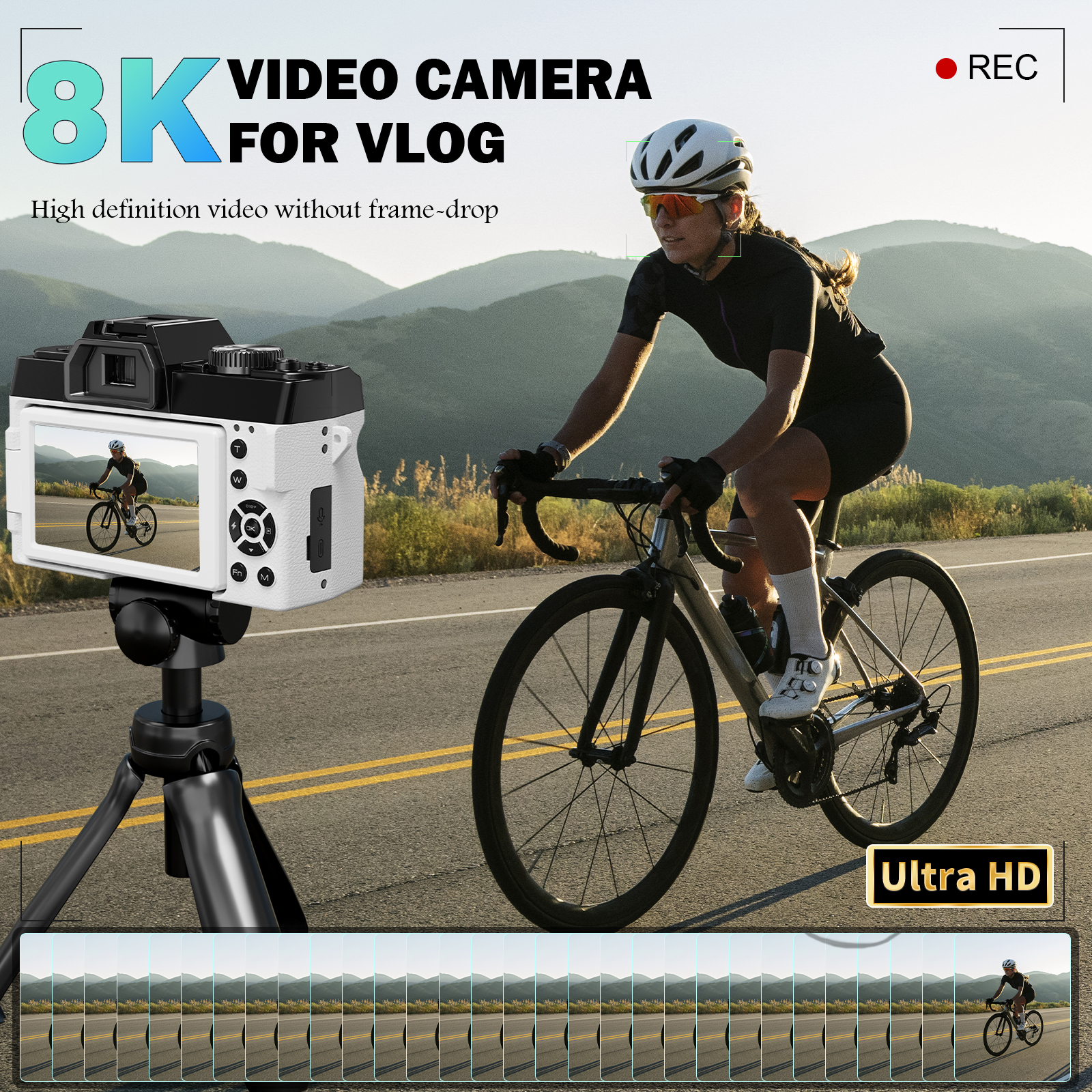 NBD 8K Vlog Camera 64MP Digita - огляд і ціна Electronics Gadgets For Home