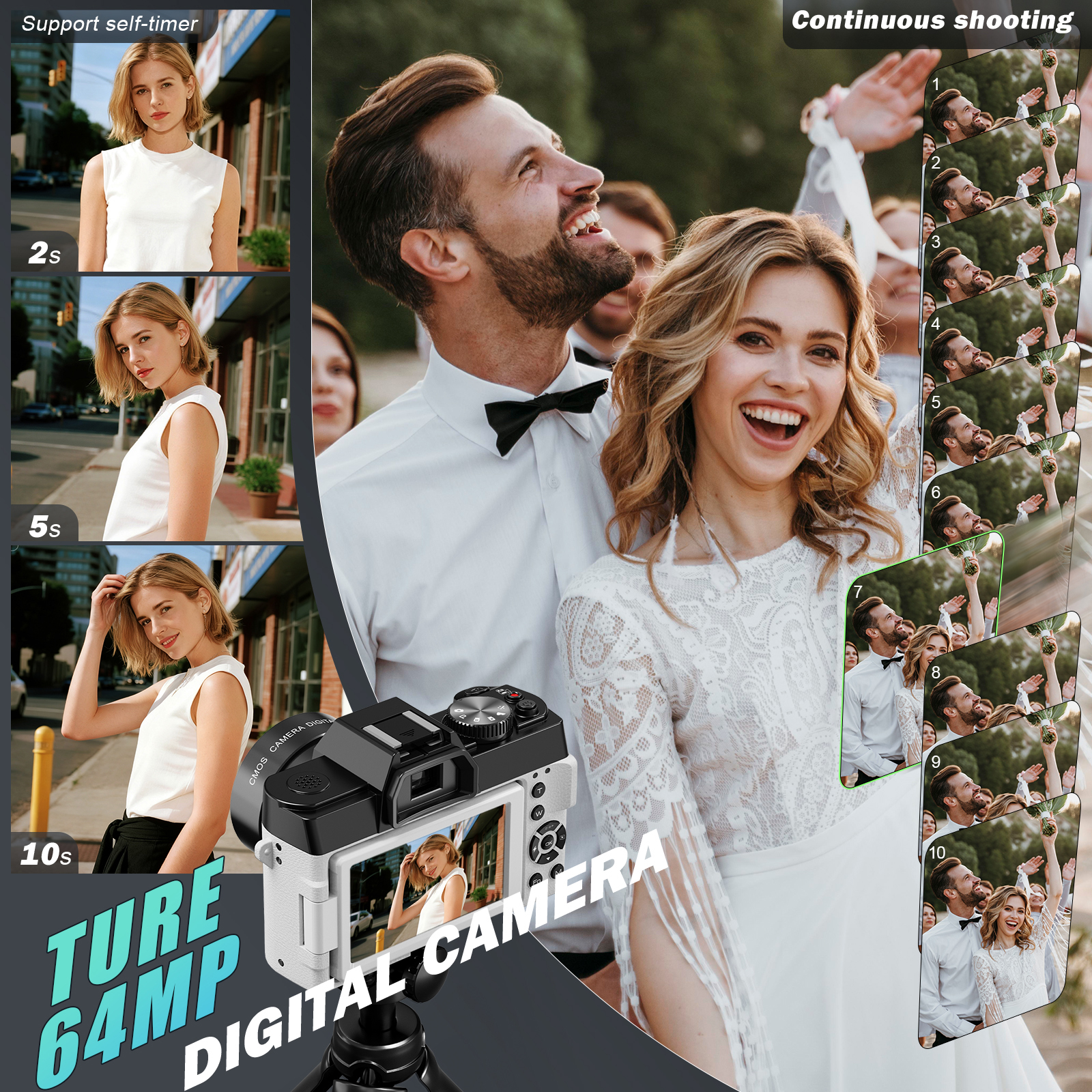 NBD 8K Vlog Camera 64MP Digita - огляд і ціна Electronics Gadgets For Home