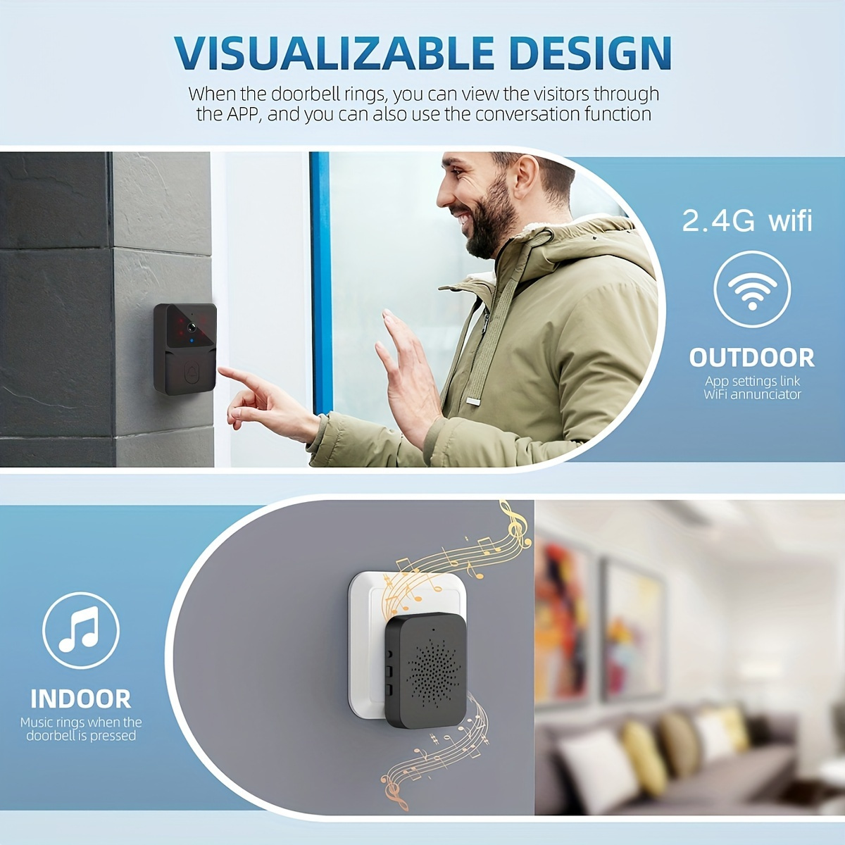 tuya Wireless smart video door - огляд і ціна Electronics Gadgets For Home